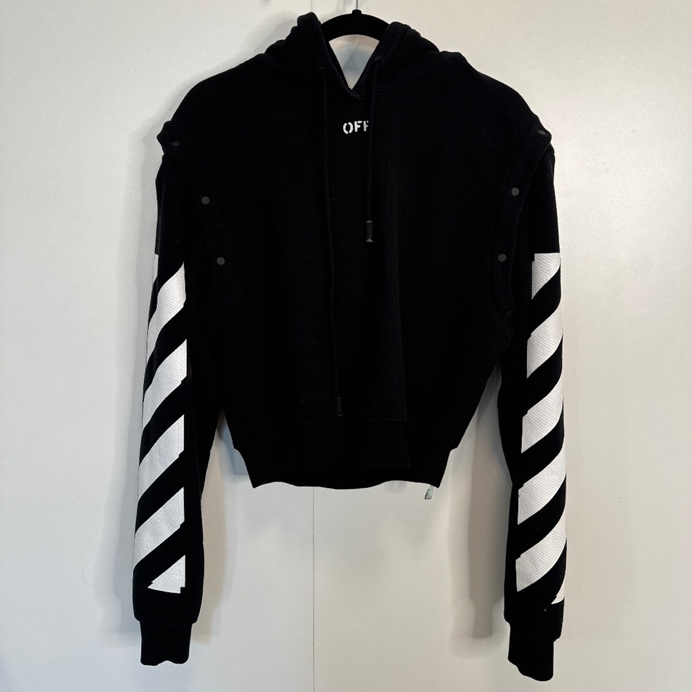 Off-white by Virgil Abloh women’s sweatshirt with removable sleeves